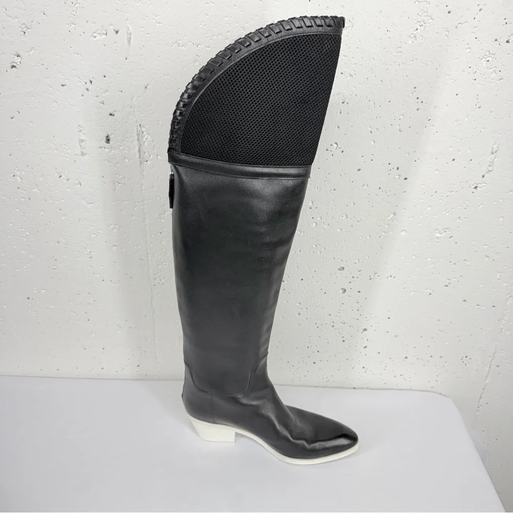 Alexander Wang Women’s size 40 Lovanni Black Leather Over The Knee Boots